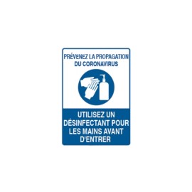 Autocollant Intérieur Distanciation Sociale - A17