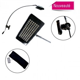 Éclairage LED de porte bannière à clip simple