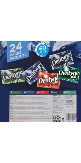 Ensemble de 24 paquets de gommes