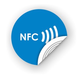 Étiquette NFC pour paquet de gomme