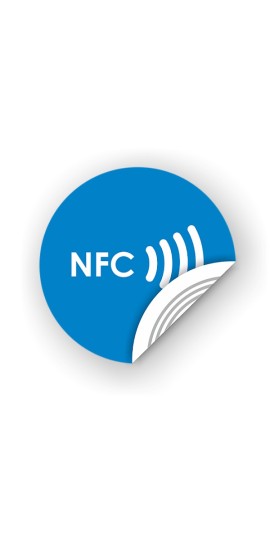 Étiquette NFC pour paquet de gomme
