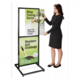 CPH series large format poster stands, double sided