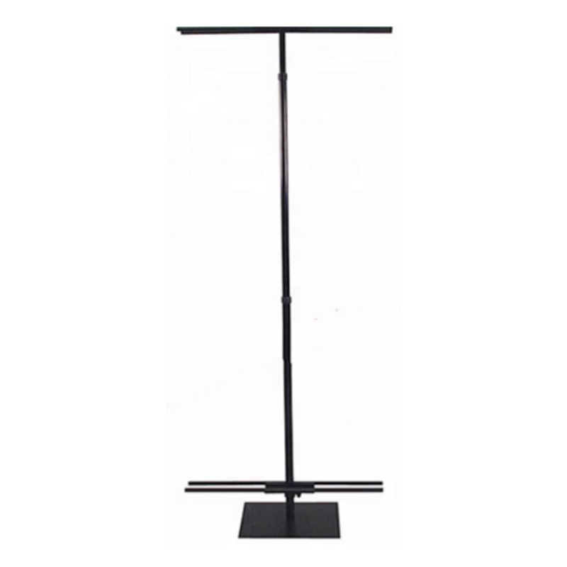 Double sided banner stand with 24 in dowels, adjustable height