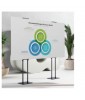 Nouveau : support double ajustable pour affiche rigide, jusqu'à 74,8 po