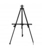 Aluminum display easel, black or silver