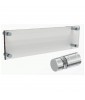 Chrome or brushed wall standoffs, 13 to 30 mm