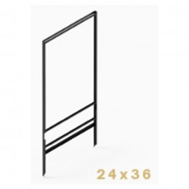 Cadre PTAG en métal pour affiche immobilière