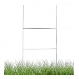 Galvanized H-stake 23 x 10 in for coroplast