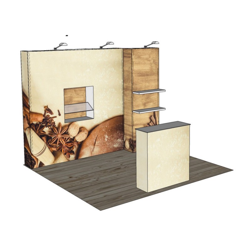 Kit A2 Reflexion, 10 x 10 ft trade show booth