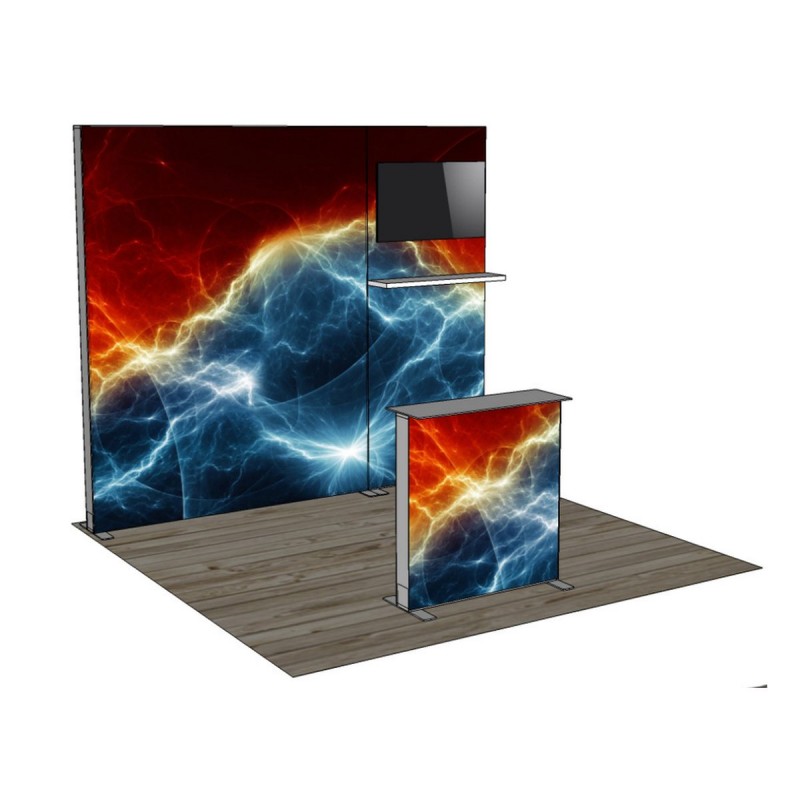 Kit A3 Sego, kiosque d'exposition 10 x 10 pi