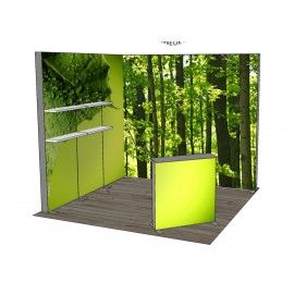 Kit A5 Sego, 10 x 10 ft trade show booth