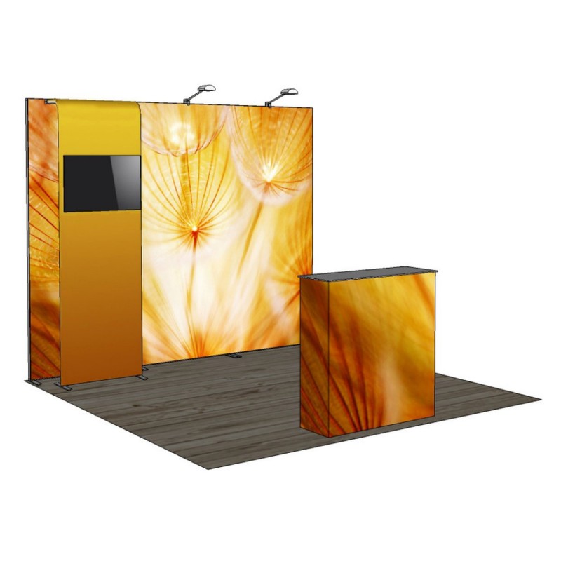 Kit A6 Qseg and HM+, 10 x 10 ft trade show booth