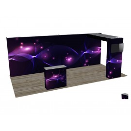 Kit B1-R Reflexion, 20 x 10 ft trade show booth