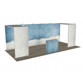 Kit B10 Qseg, 20 x 10 ft trade show booth