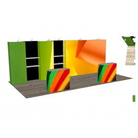 Kit B2 Reflexion, 20 x 10 ft trade show booth
