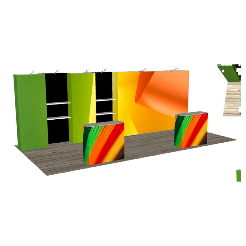 Kit B2 Reflexion, 20 x 10 ft trade show booth