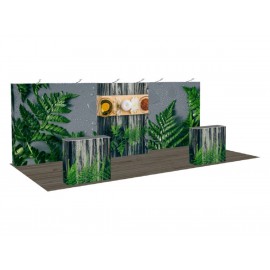 Kit B3 Reflexion, 20 x 10 ft trade show booth