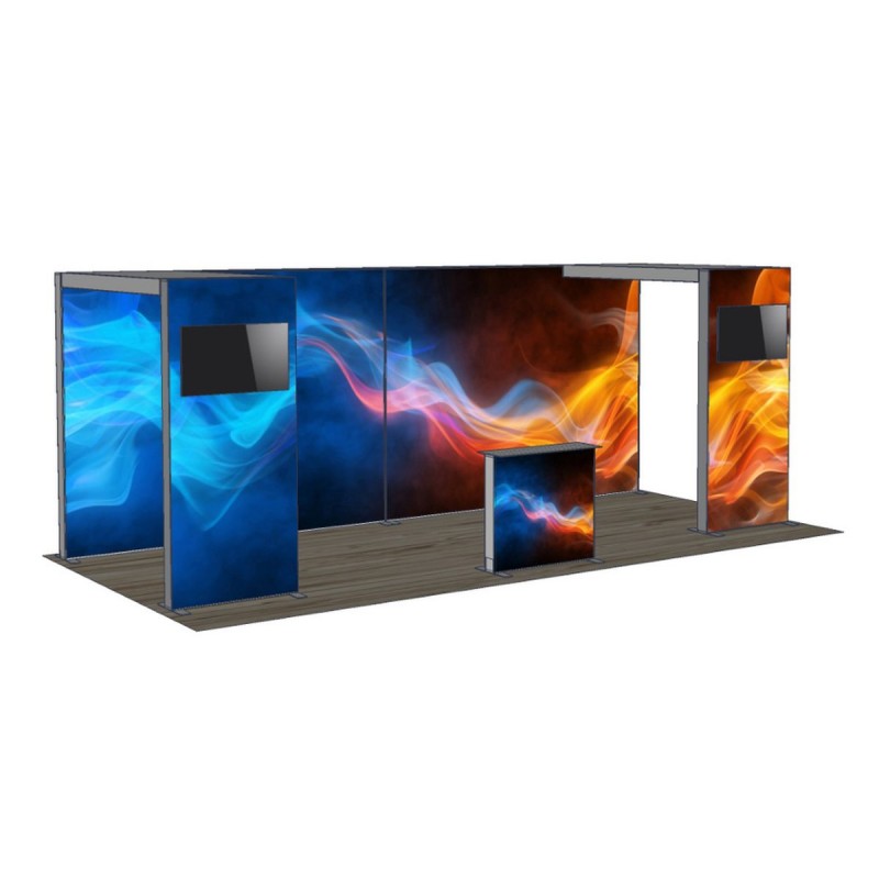 Kit B6 Sego, kiosque d'exposition 20 x 10 pi