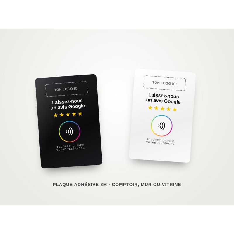 Plaque NFC Avis Google adhésive