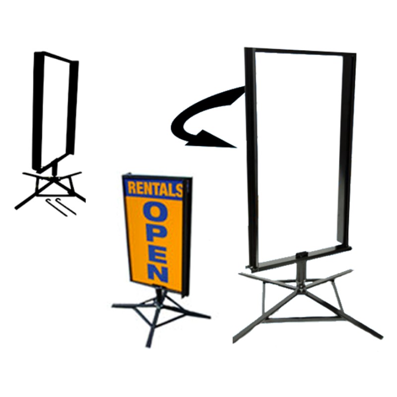 Wind spinner sign
