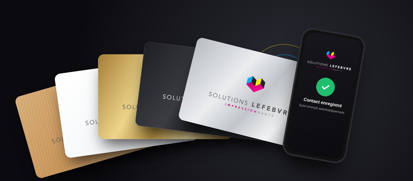 Cartes d'affaires NFC Solutions Lefebvre