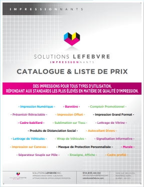 Solutions Lefebvre Catalogue 2022